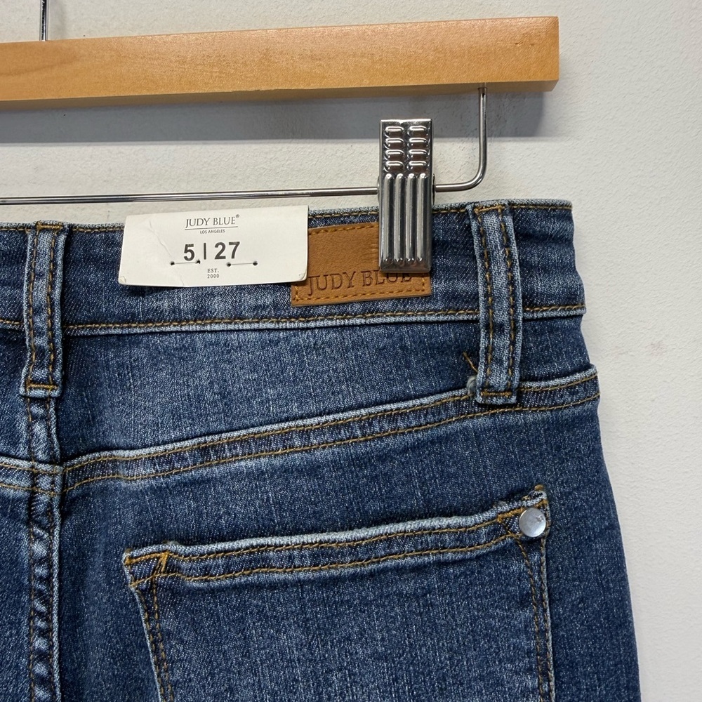 Judy Blue Mid-rise Distressed Skinny fit Jeans Size 27 JB8877 NWT! - Picture 5 of 11
